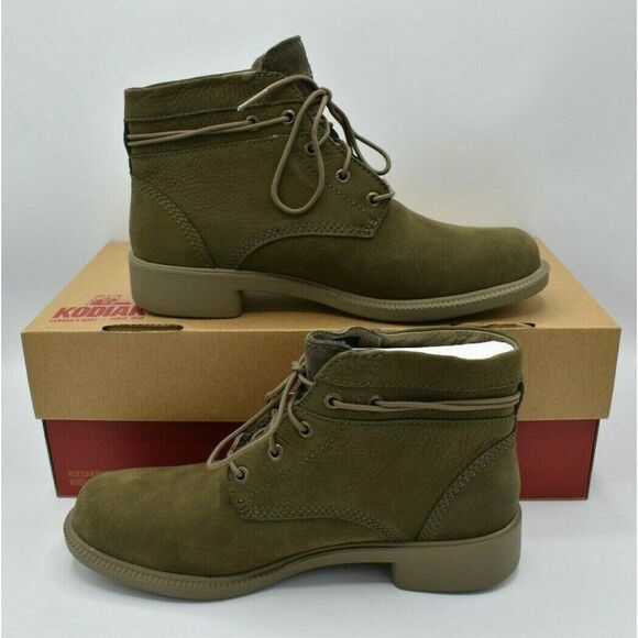 Kodiak Womens Size 7 Canteen Tropicana Original Wrap Leather Waterproof Boots - Picture 1 of 10